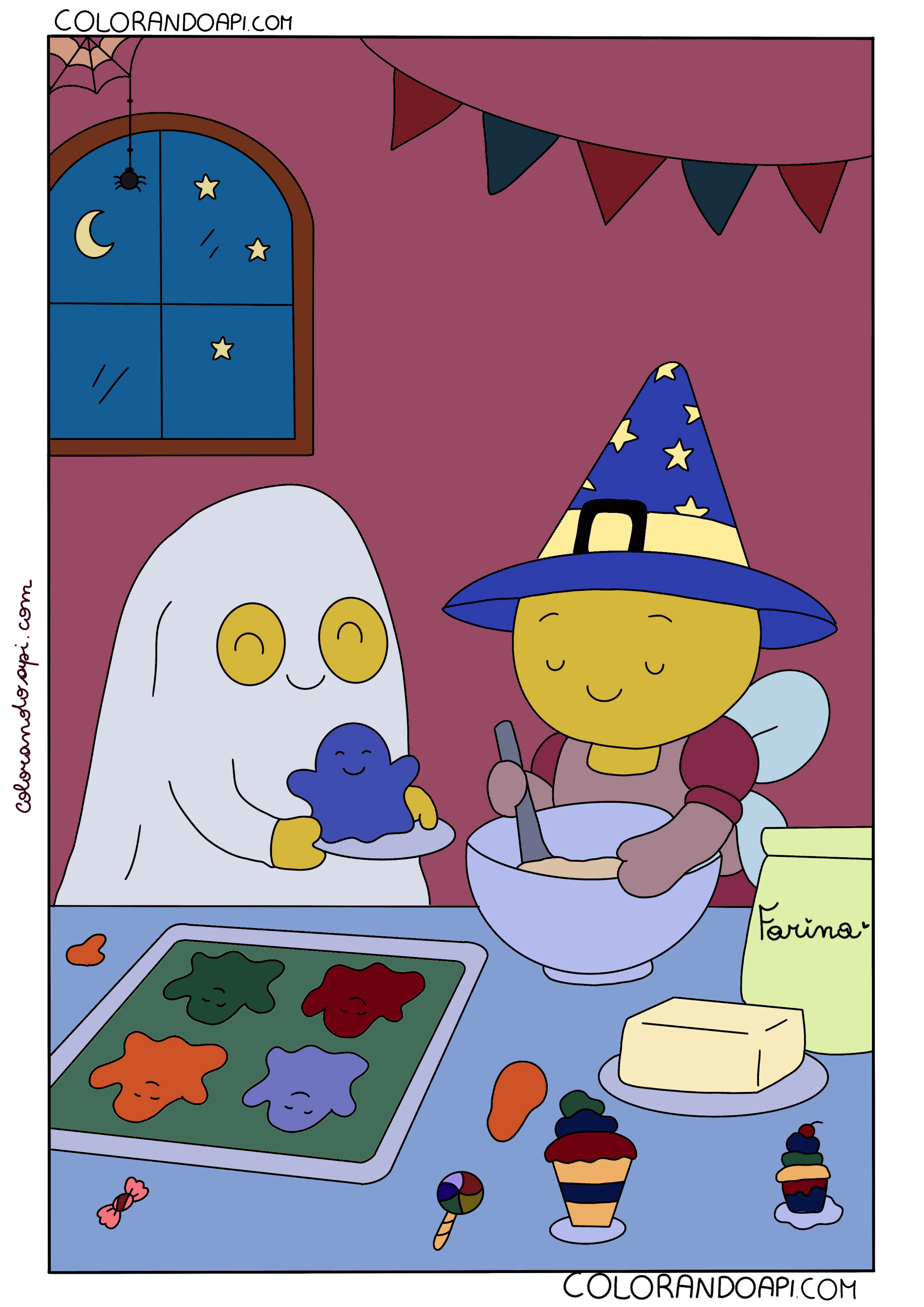 HALLOWEEN CON COLORANDO API