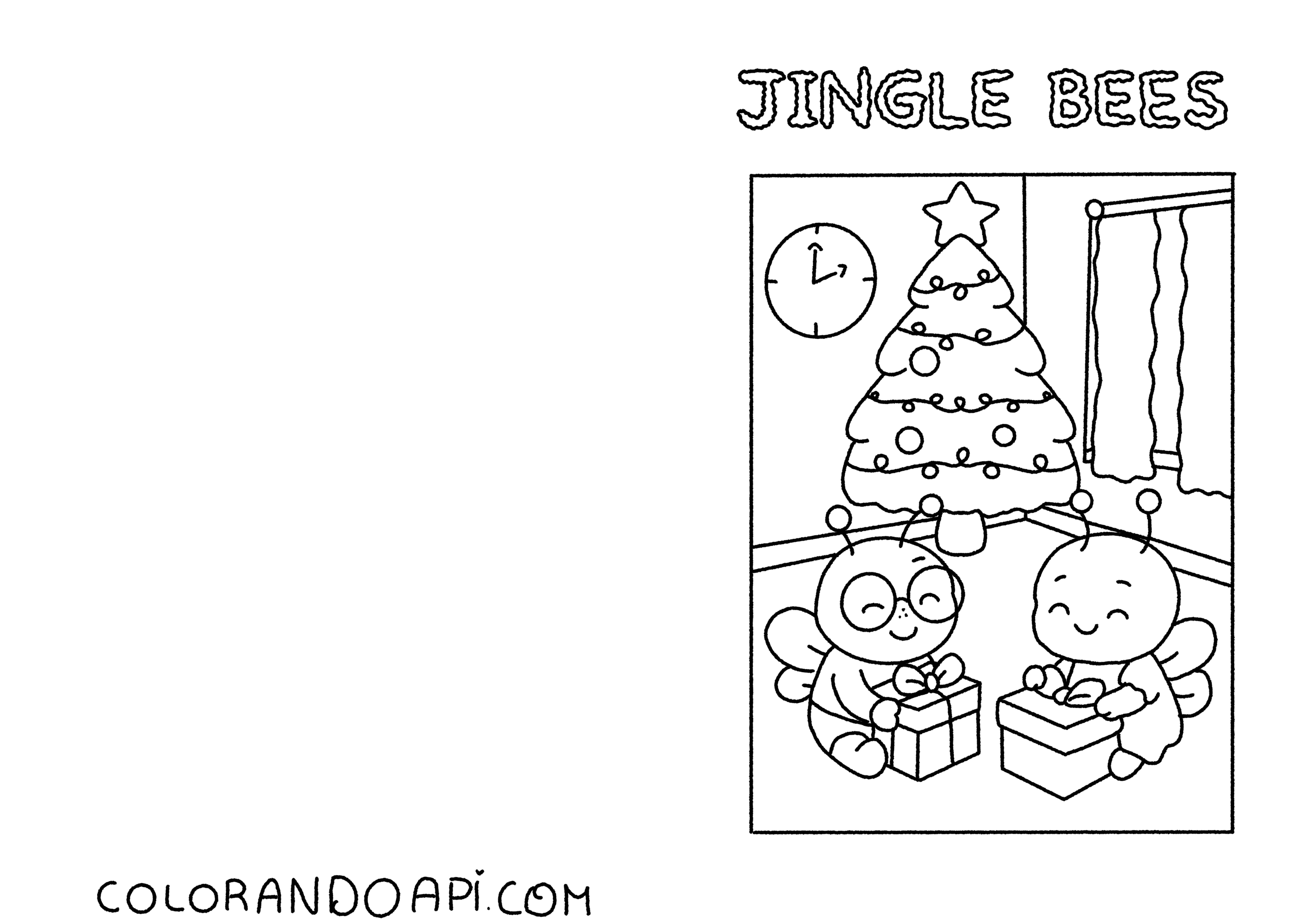 JINGLE BEES 🎄 - CARTOLINA GRATIS DI NATALE 🎁