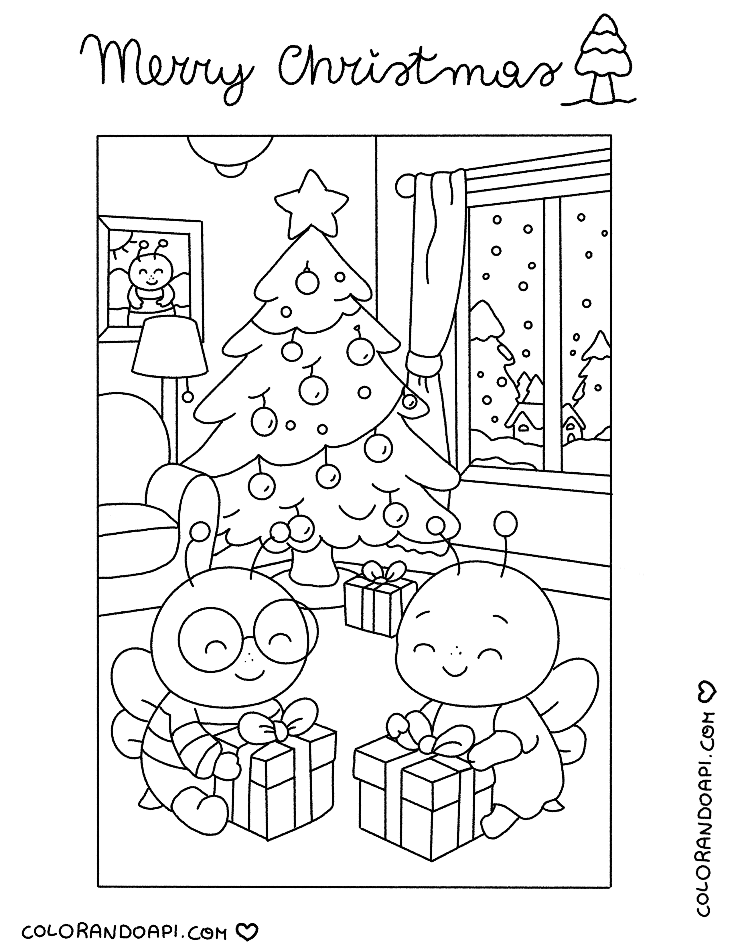 API CHE SCARTANO I REGALI 🎄🎁 DISEGNO GRATIS! 🎄🎁